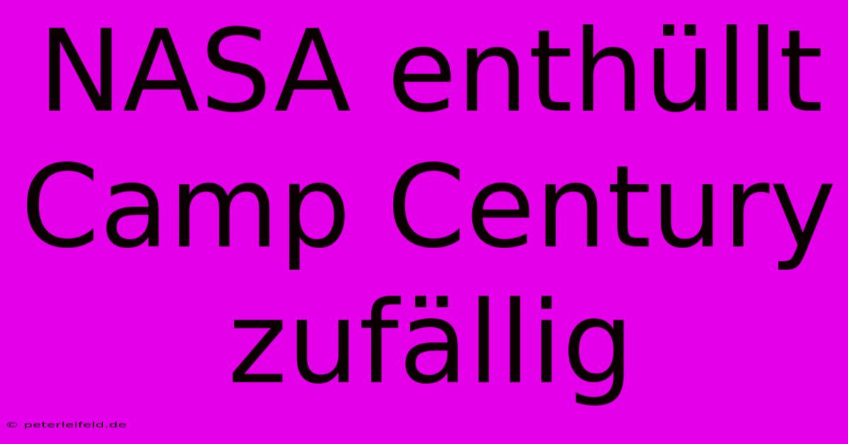 NASA Enthüllt Camp Century Zufällig