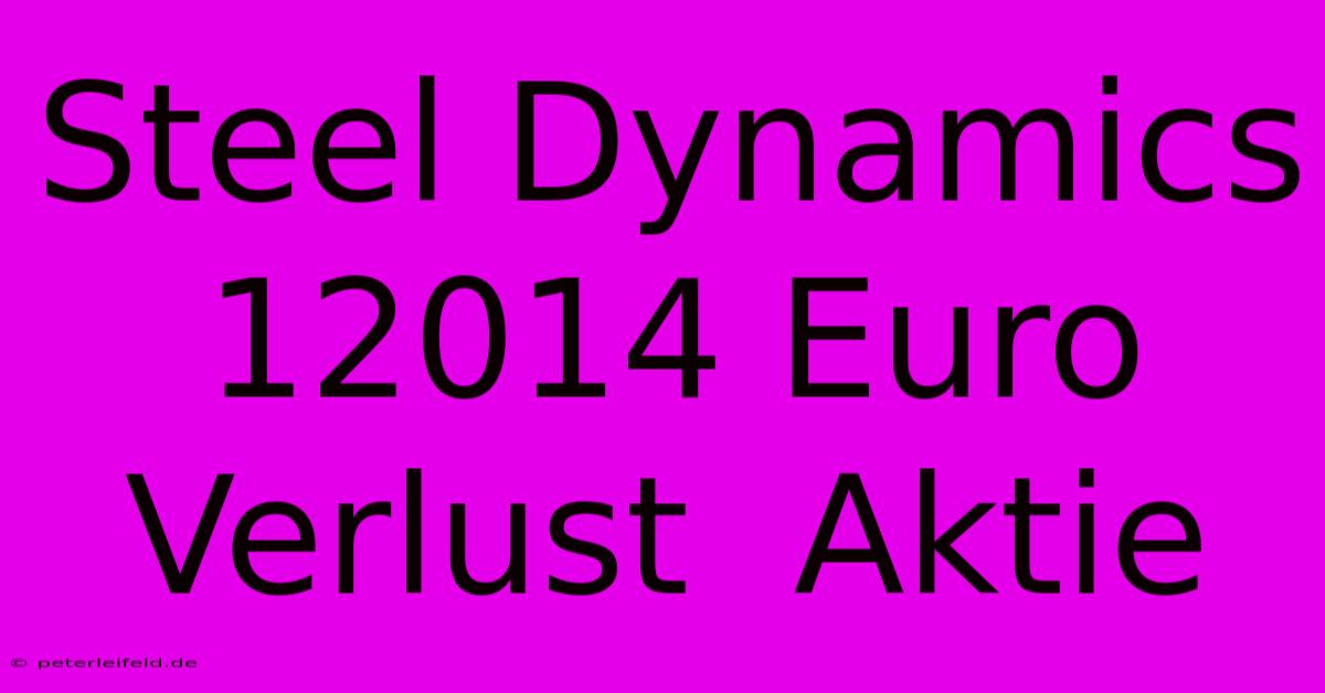 Steel Dynamics 12014 Euro Verlust  Aktie