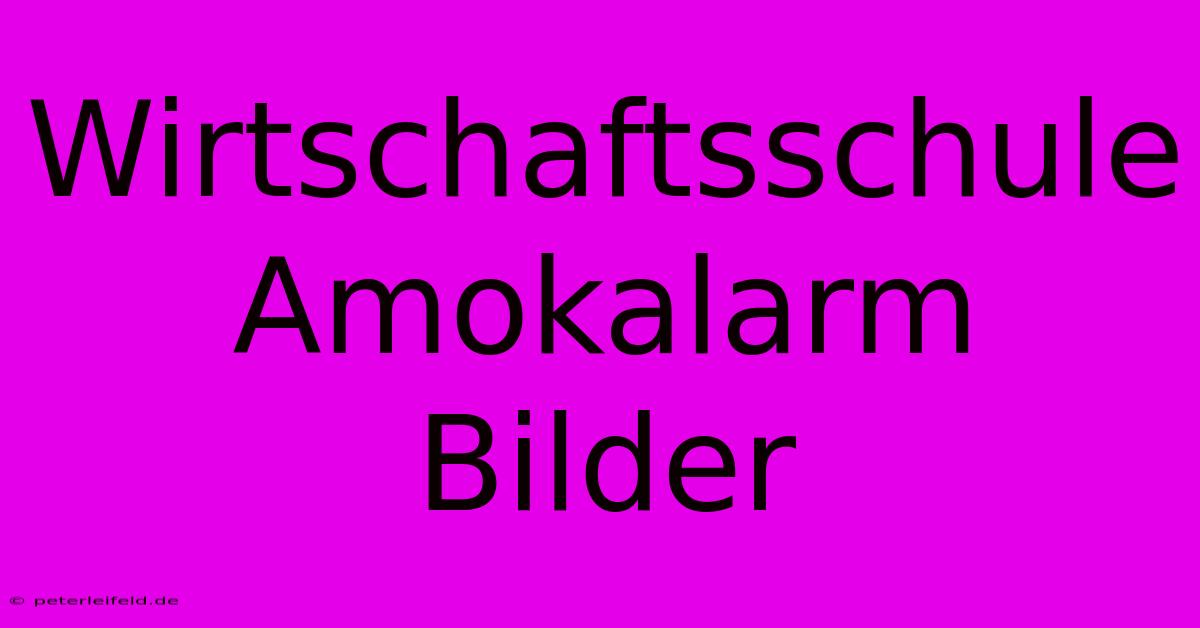 Wirtschaftsschule Amokalarm Bilder